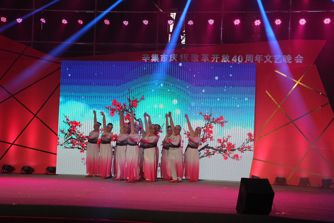 慶祝改革開(kāi)放40周年晚會(huì)照片