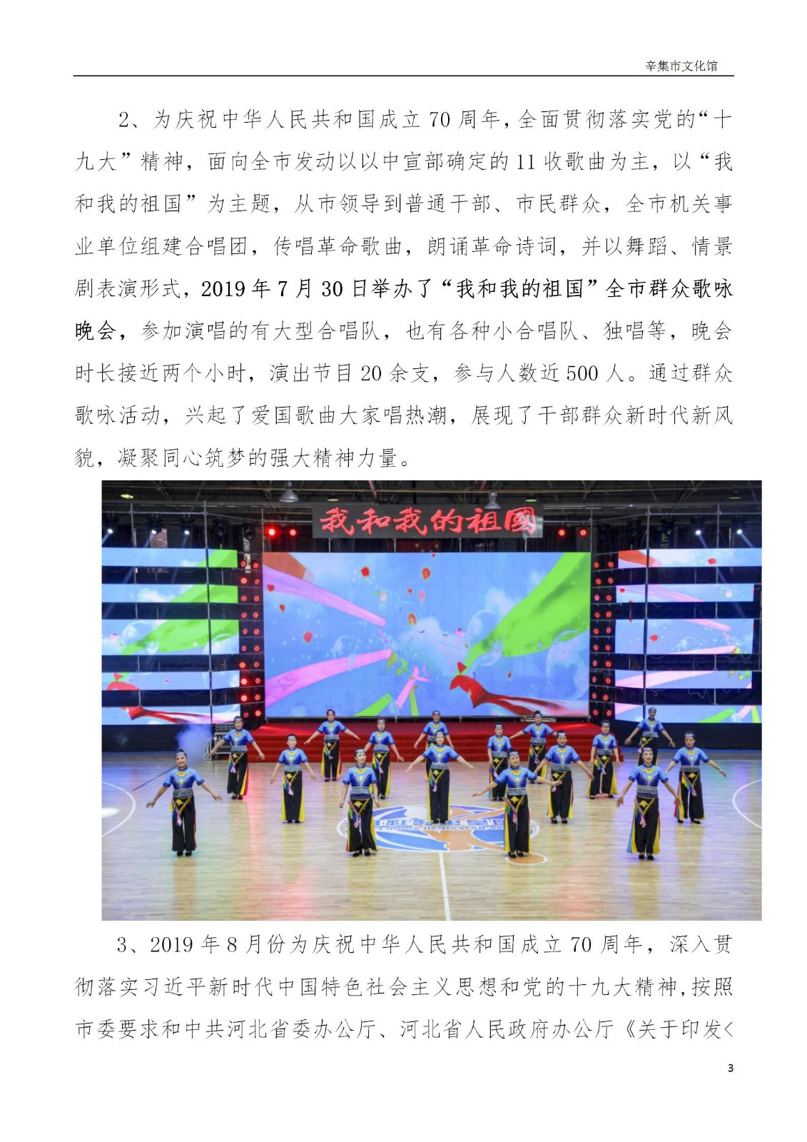 辛集市文化館2019年年度報(bào)告