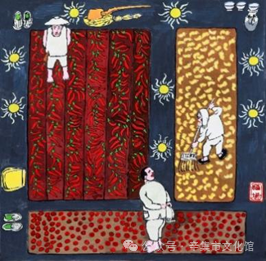 農(nóng)民畫作品賞析,感受辛集特色文化,領略非物質(zhì)文化遺產(chǎn)之魅力(二)