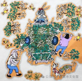 農(nóng)民畫作品賞析,感受辛集特色文化,領略非物質(zhì)文化遺產(chǎn)之魅力(二)