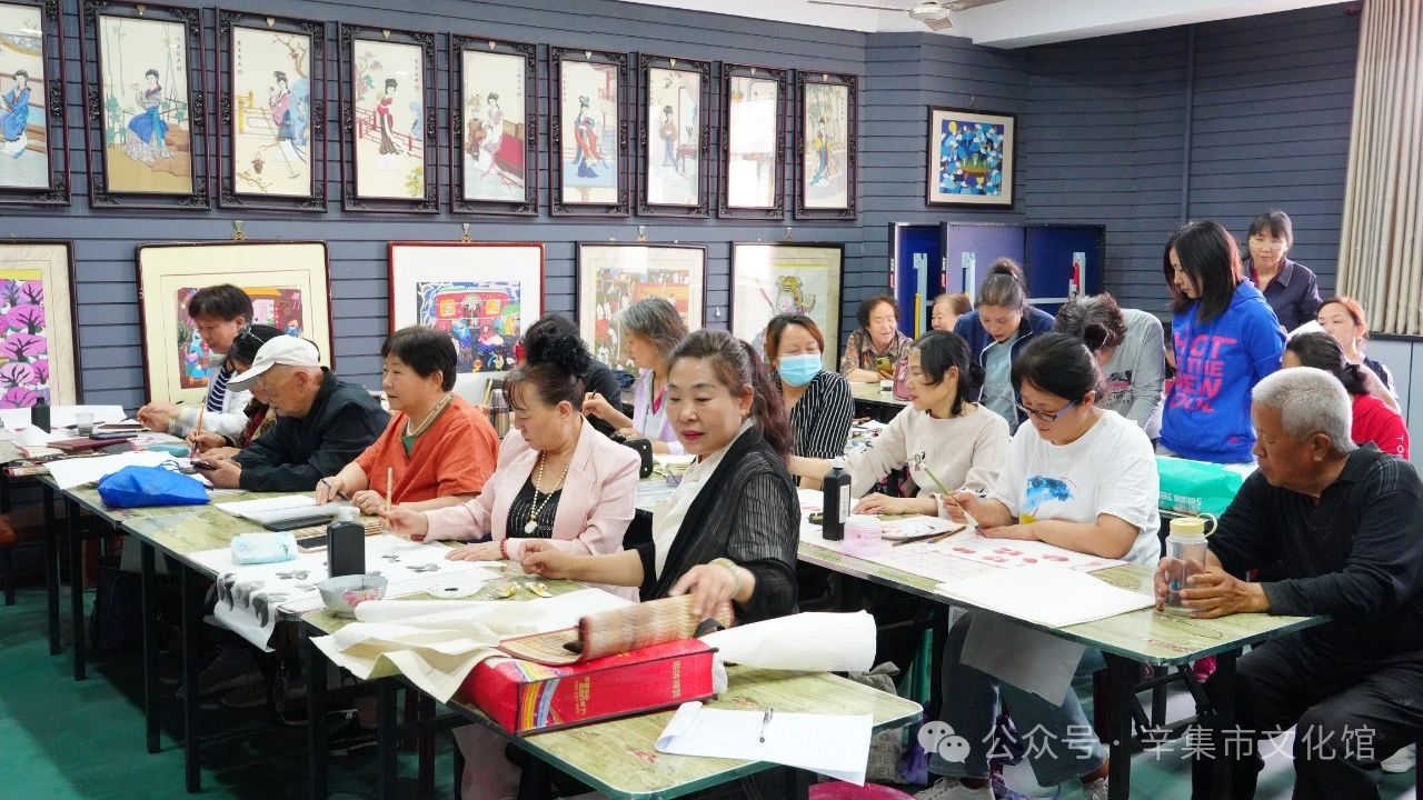 【文化館:人民的終身美育學校】文化館服務(wù)宣傳周系列活動——2024辛集市文化館全民藝術(shù)普及花鳥畫培訓班(第二期)