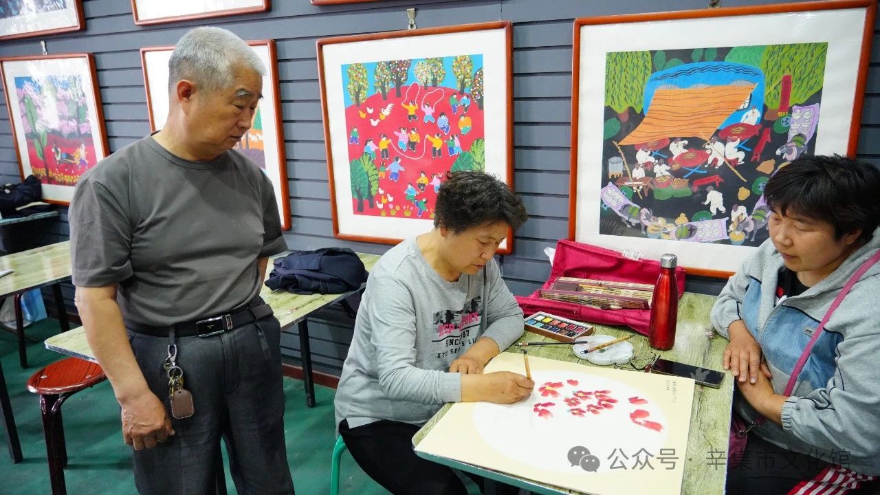 【文化館:人民的終身美育學校】文化館服務(wù)宣傳周系列活動——2024辛集市文化館全民藝術(shù)普及花鳥畫培訓班(第二期)