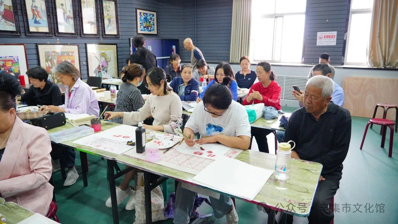 【文化館:人民的終身美育學校】文化館服務(wù)宣傳周系列活動——2024辛集市文化館全民藝術(shù)普及花鳥畫培訓班(第二期)