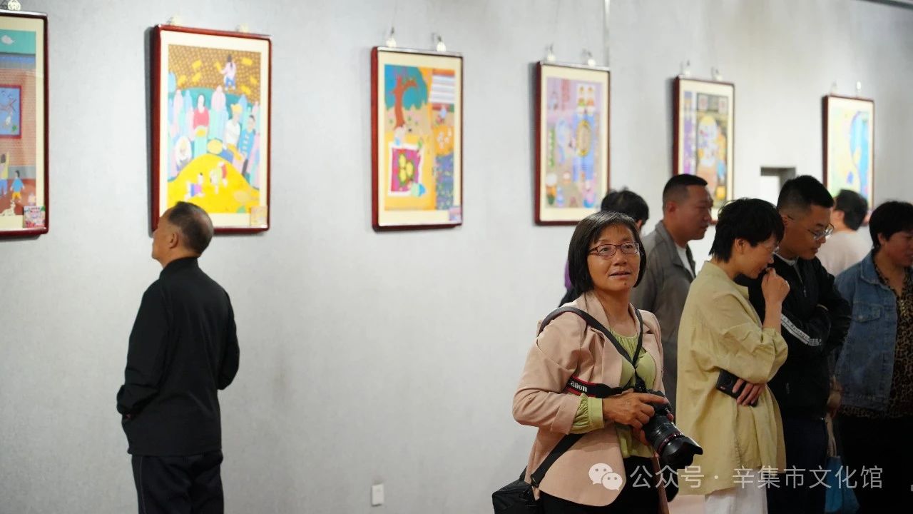 【文化館：人民的終身美育學(xué)校】文化館服務(wù)宣傳周系列活動(dòng)——2024年辛集市王下農(nóng)民畫作品展