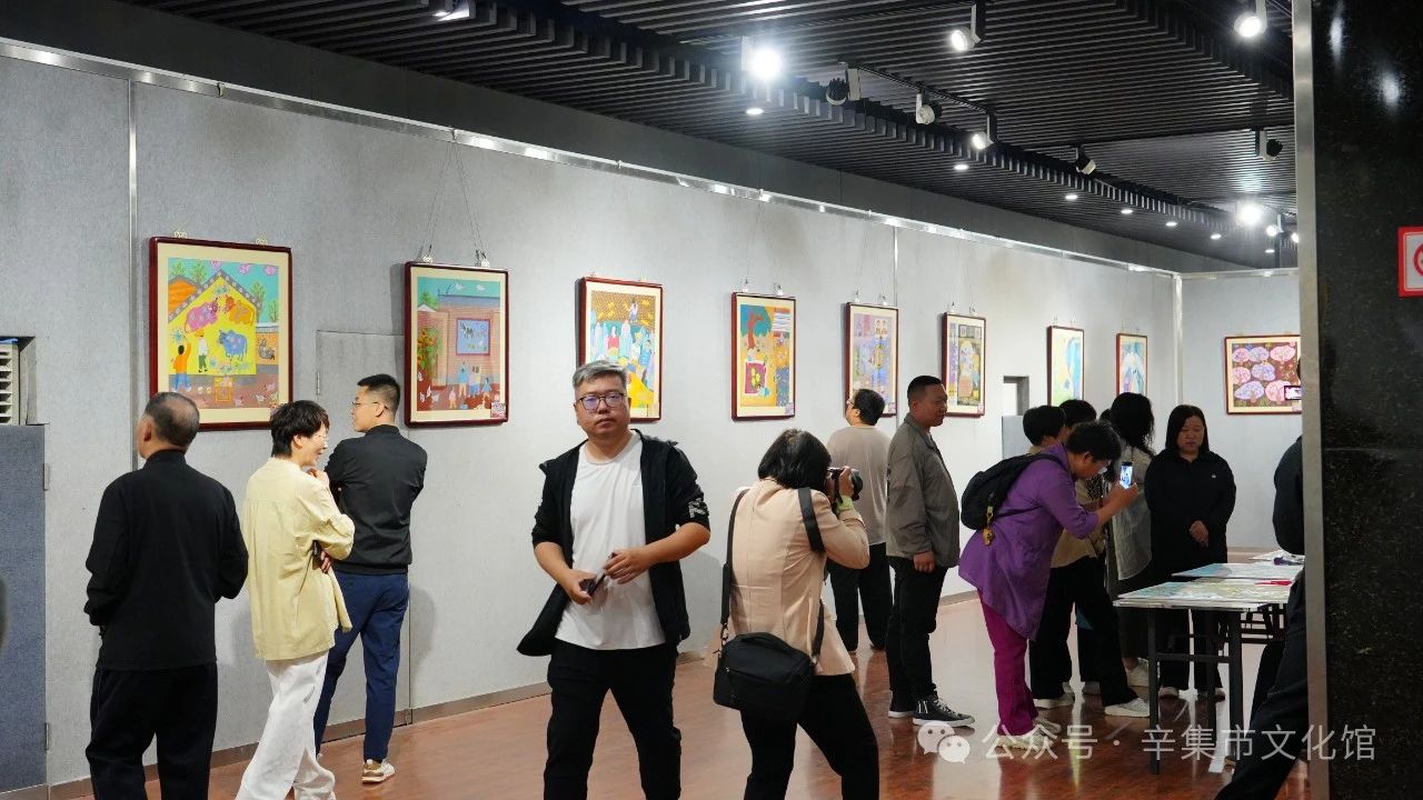 【文化館：人民的終身美育學(xué)校】文化館服務(wù)宣傳周系列活動(dòng)——2024年辛集市王下農(nóng)民畫作品展