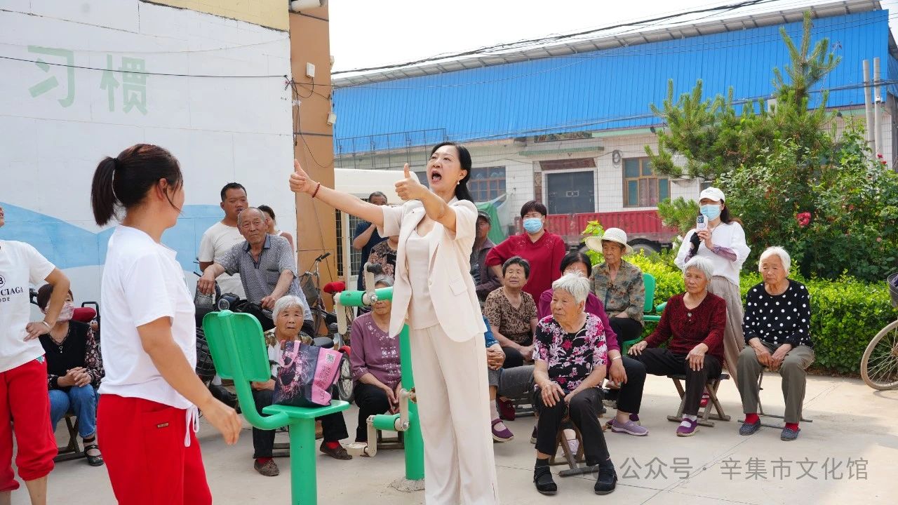 【文化館：人民的終身美育學(xué)校】文化館服務(wù)宣傳周系列活動——2024辛集市文化館全民藝術(shù)普及舞蹈培訓(xùn)走進張古莊村