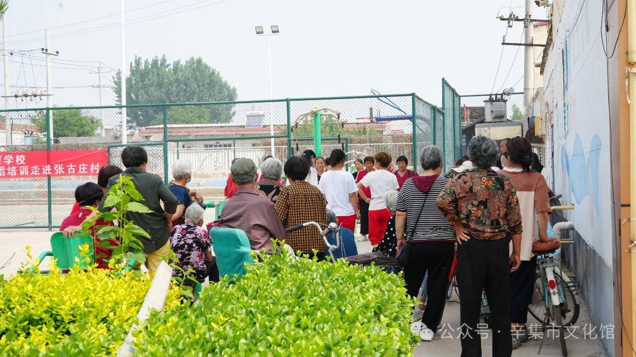 【文化館：人民的終身美育學(xué)校】文化館服務(wù)宣傳周系列活動——2024辛集市文化館全民藝術(shù)普及舞蹈培訓(xùn)走進張古莊村