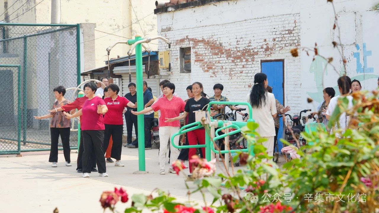 【文化館：人民的終身美育學(xué)校】文化館服務(wù)宣傳周系列活動——2024辛集市文化館全民藝術(shù)普及舞蹈培訓(xùn)走進張古莊村