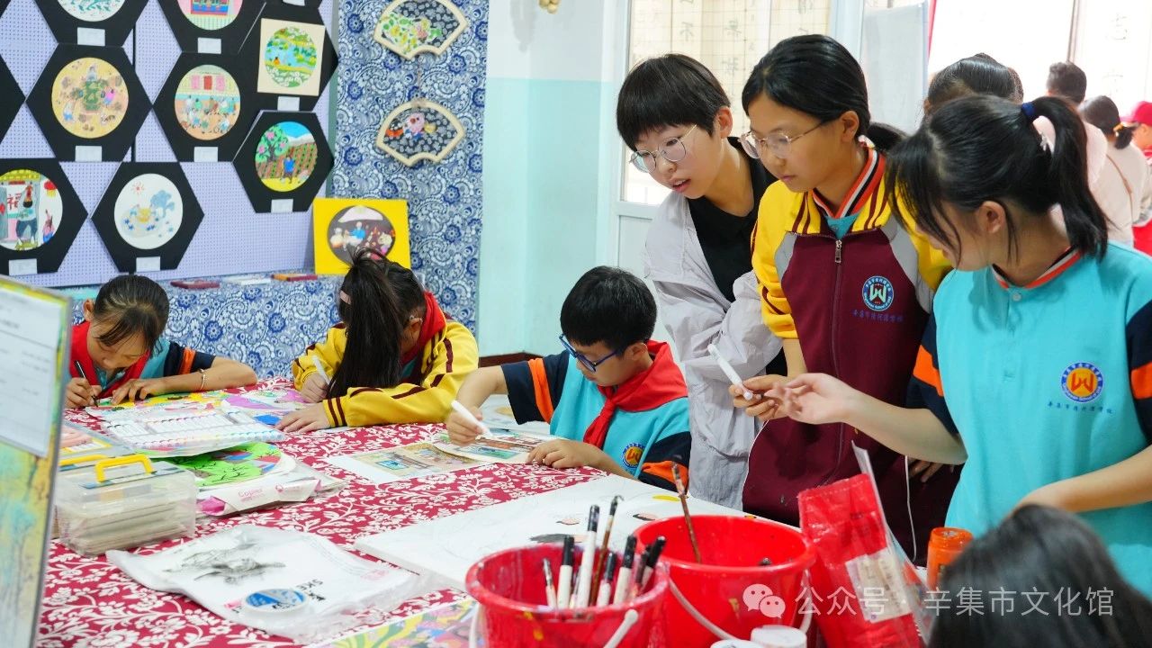 文化館服務(wù)宣傳周系列活動(dòng)—辛集市2024年中小學(xué)生美術(shù)作品展+工作坊