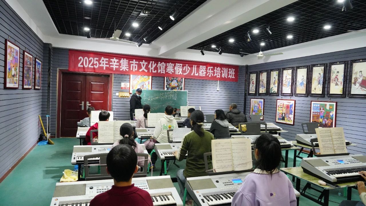 2025年辛集市文化館寒假少兒器樂培訓(xùn)班正式開課