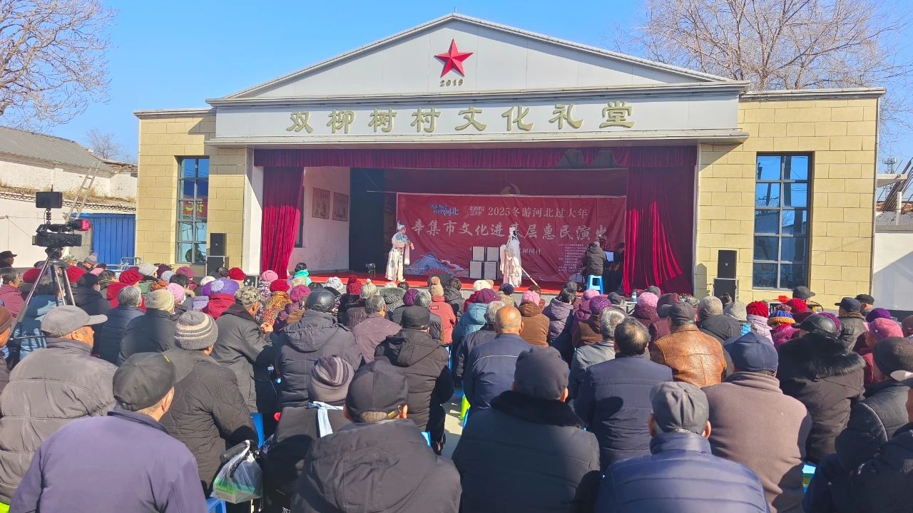 辛集市文化進(jìn)基層惠民演出—“村晚過大年”、“戲曲過大年”等系列活動(dòng)