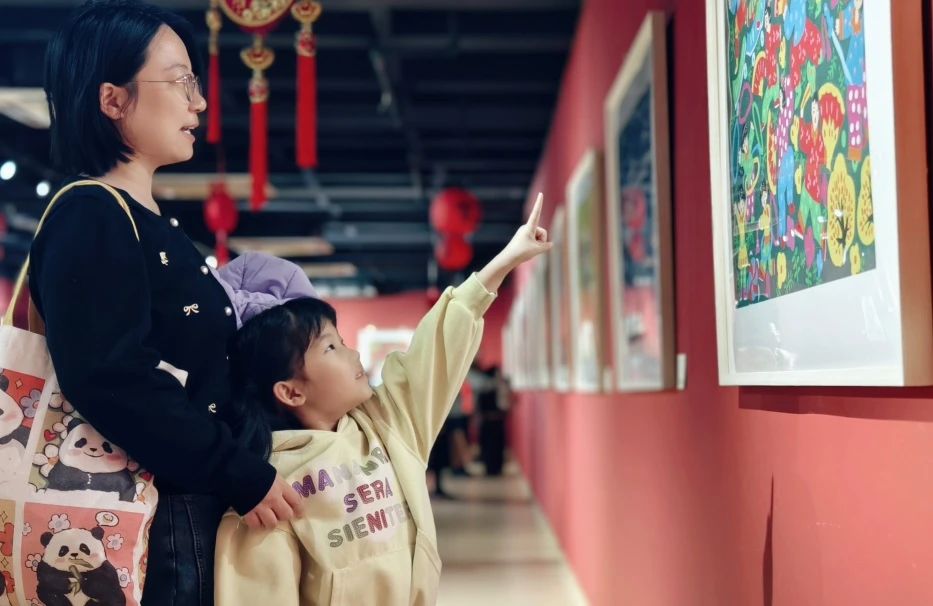2025“元宵節(jié)”辛集農民畫在天津市群眾藝術館展出