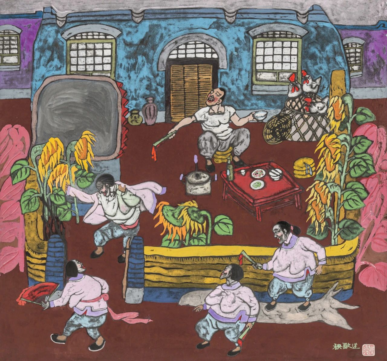 2025“元宵節(jié)”辛集農民畫在天津市群眾藝術館展出