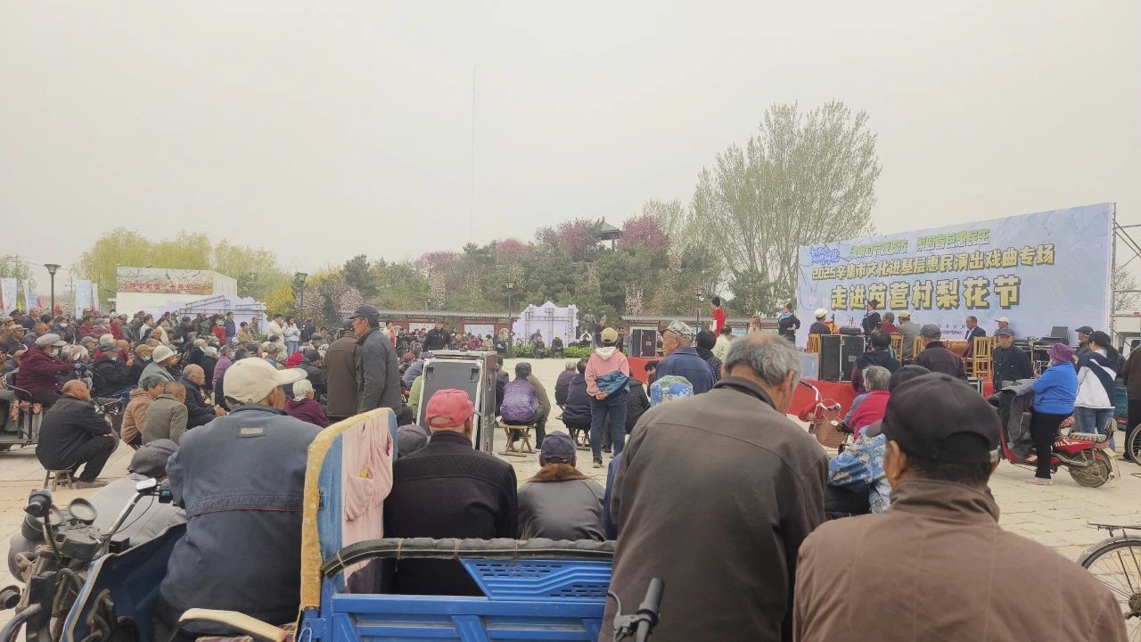 2025辛集市文化進(jìn)基層惠民演出戲曲專場(chǎng)走進(jìn)苗營(yíng)村梨花節(jié)