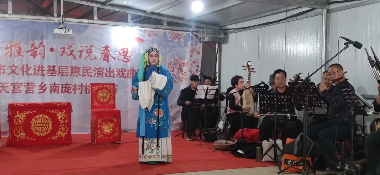 2025辛集市文化進基層惠民演出戲曲專場走進天宮營鄉(xiāng)南龐村桃花節(jié)