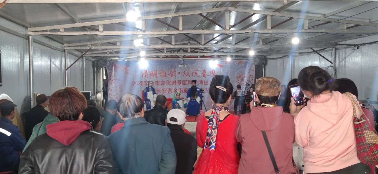 2025辛集市文化進基層惠民演出戲曲專場走進天宮營鄉(xiāng)南龐村桃花節(jié)
