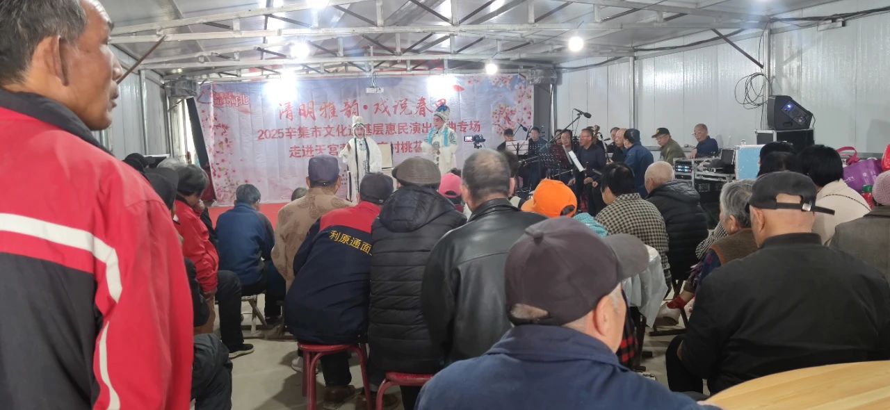 2025辛集市文化進基層惠民演出戲曲專場走進天宮營鄉(xiāng)南龐村桃花節(jié)