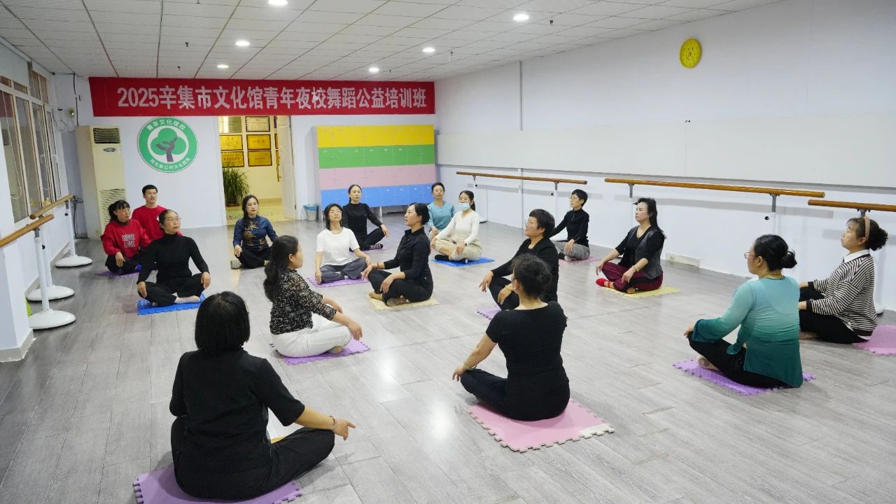4月9日,2025辛集市文化館青年夜校舞蹈公益培訓(xùn)班正式開課