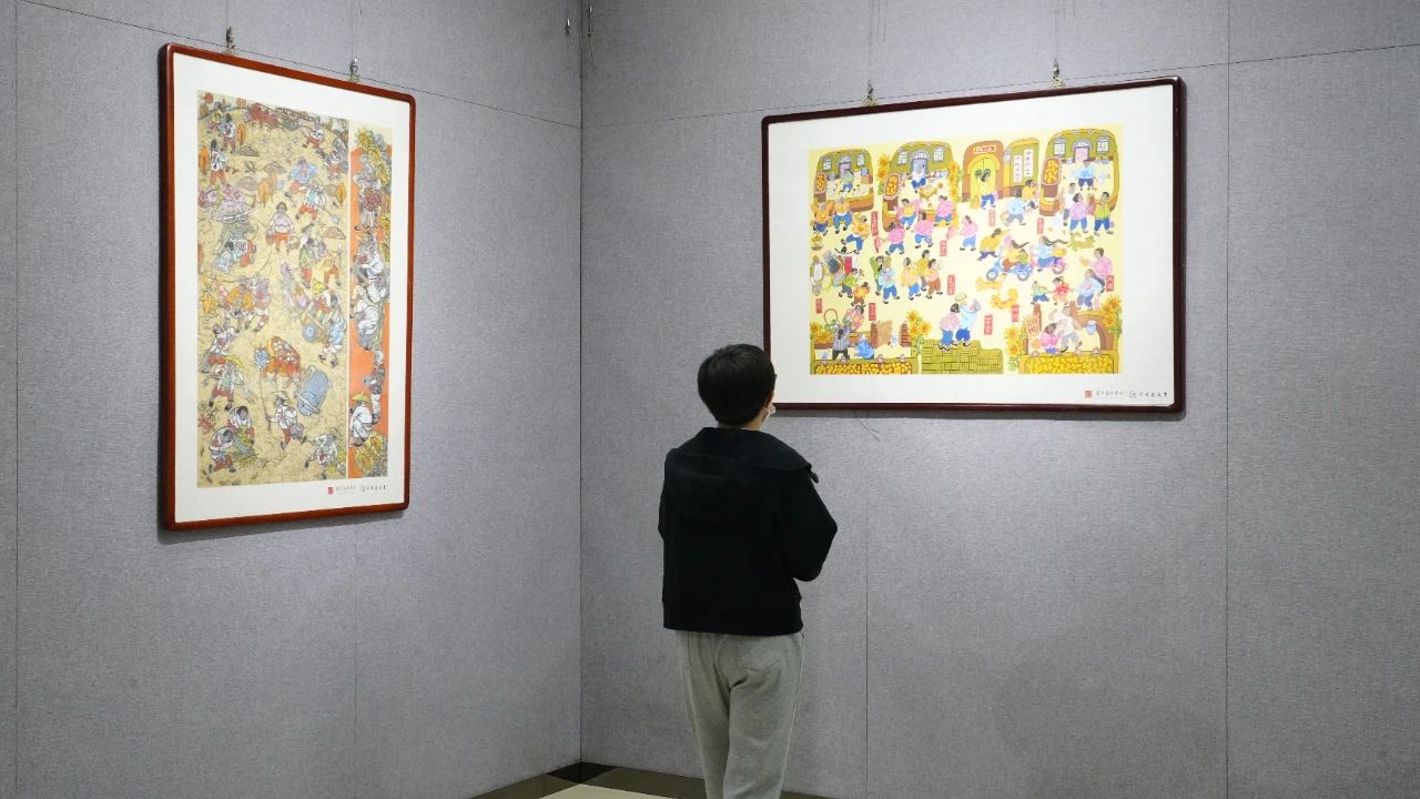 “全民國家安全教育 走深走實十周年”主題書畫展在辛集市新時代文明實踐中心正式展出